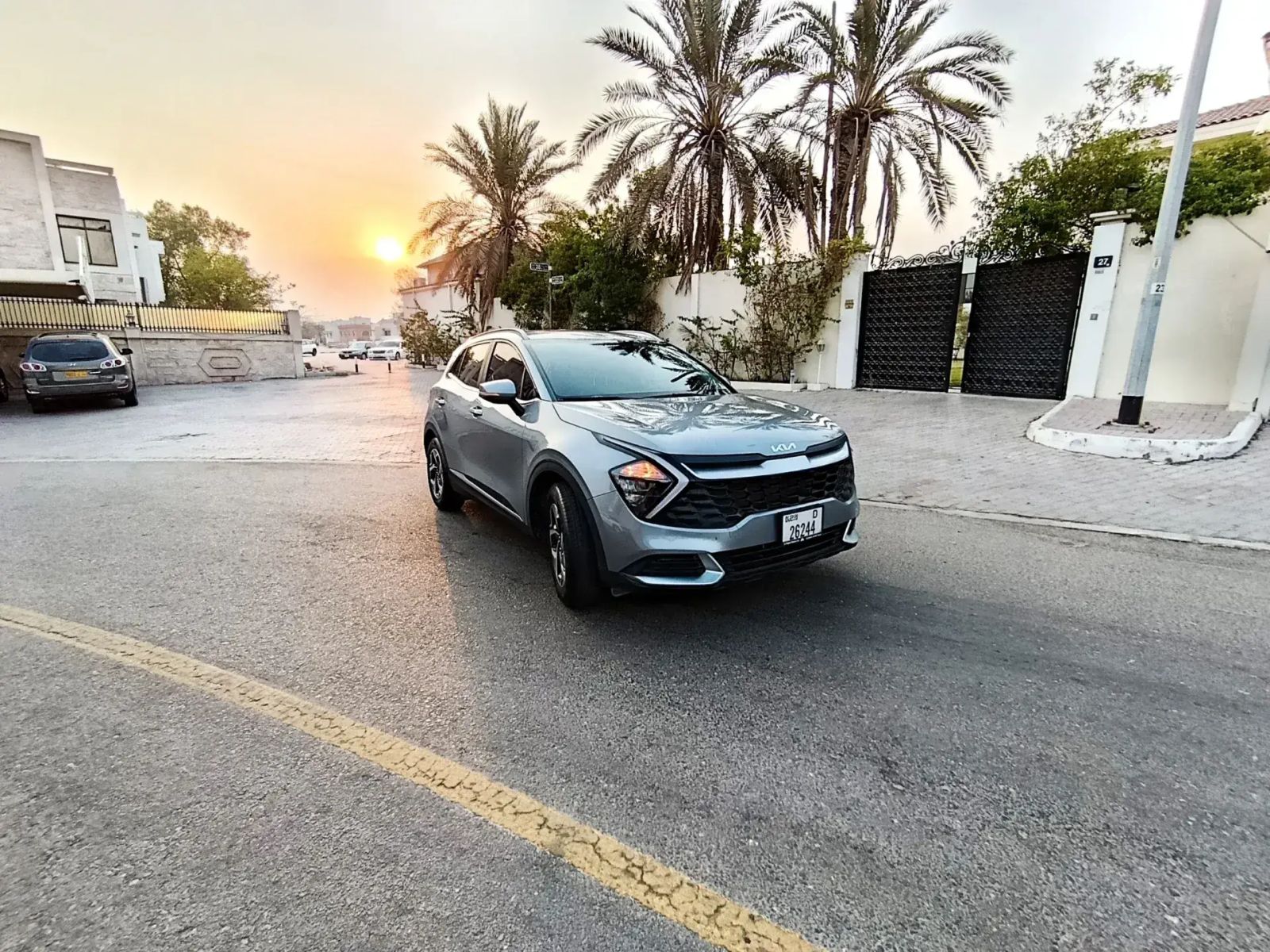 Kia Sportage 2024, Prox Car Rental's own car, front view