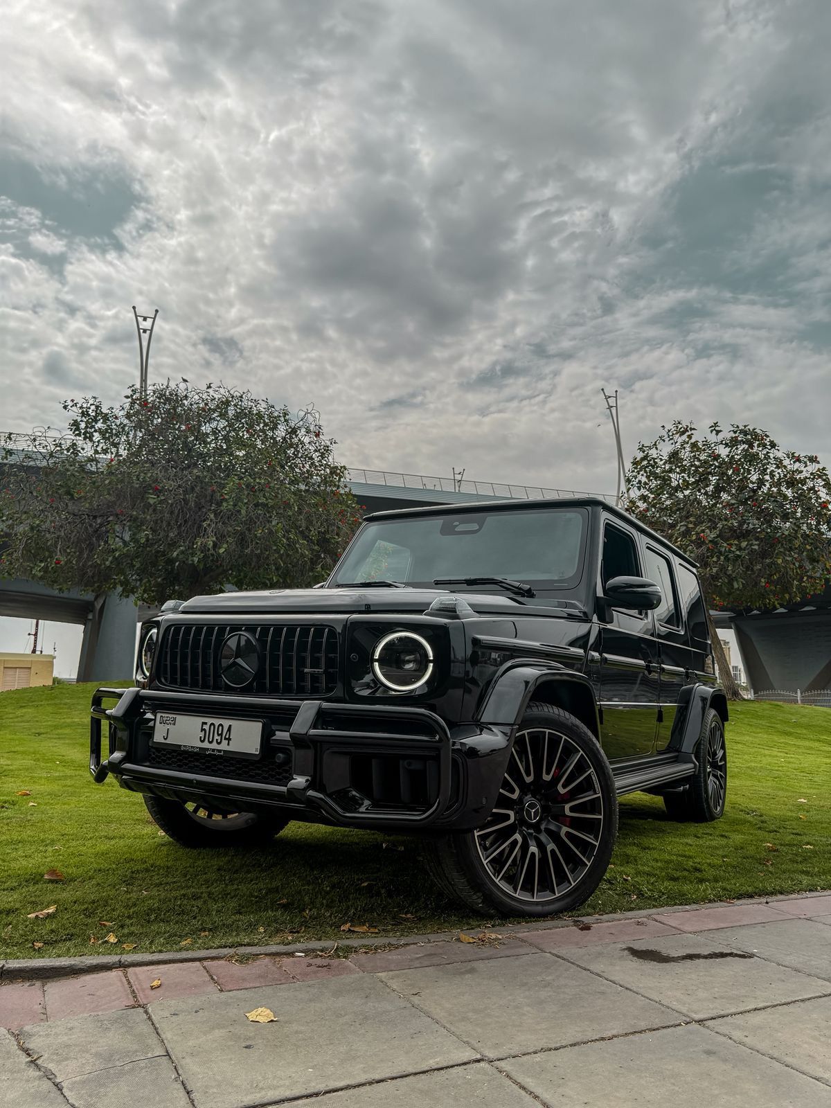 Mercedes G-Class Black 2026, Prox Car Rental's own car, front view