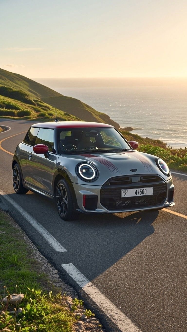 Mini Cooper JCW 2026, Prox Car Rental's own car, front view
