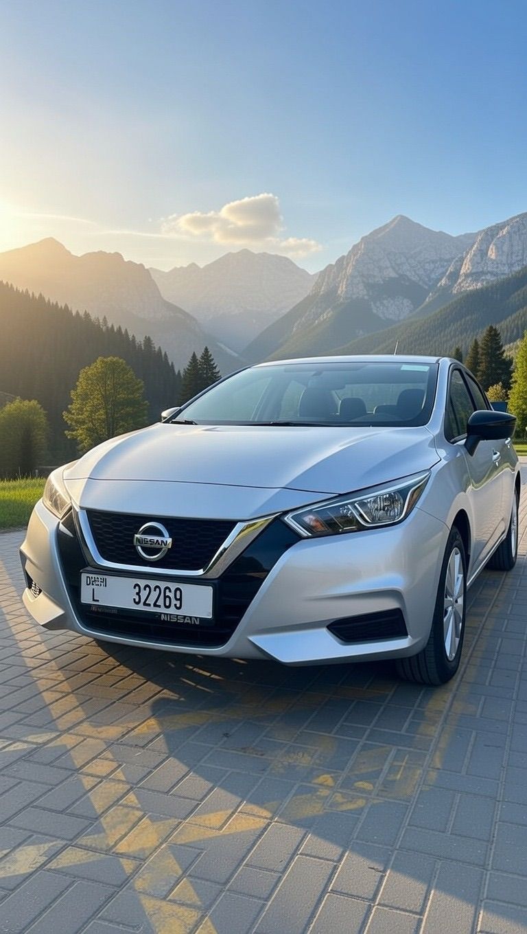 Nissan Sunny 2025, Prox Car Rental's own car