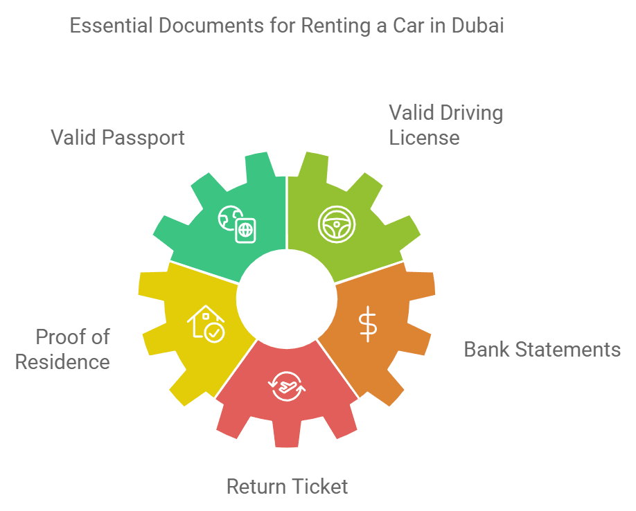 Essential Documents for Renting a Car in Dubai