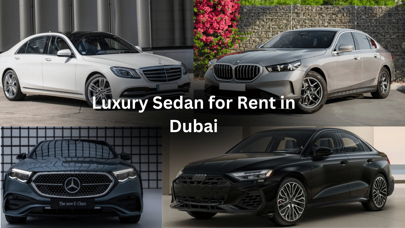 luxury sedan car rental in dubai