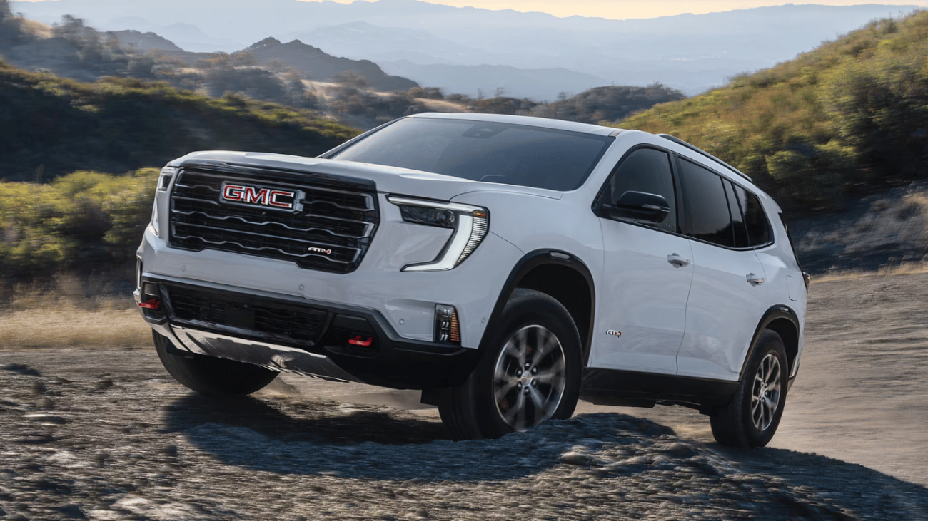 Rent GMC acadia mini suv in dubai