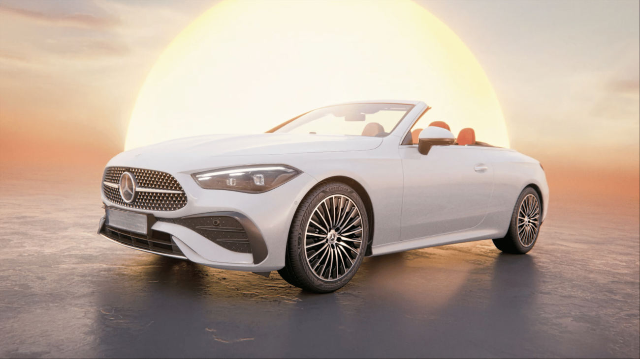 Rent Mercedes CLE 200 cabrio in dubai