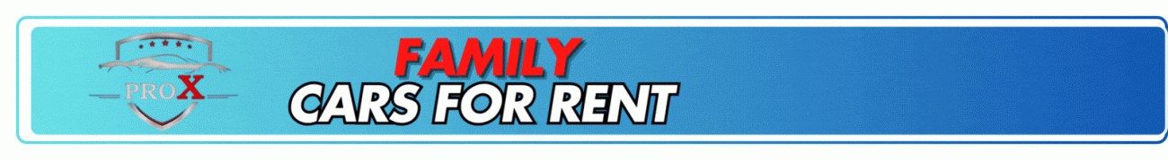 Family Car Rental in Dubai
