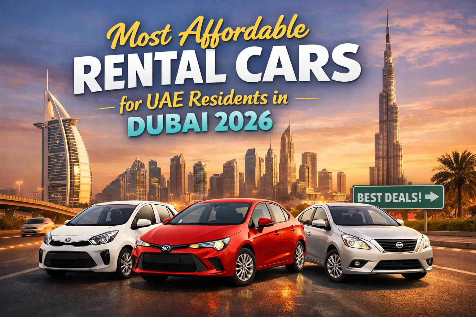 Most Affordable Rental Cars for UAE Residents in Dubai 2026