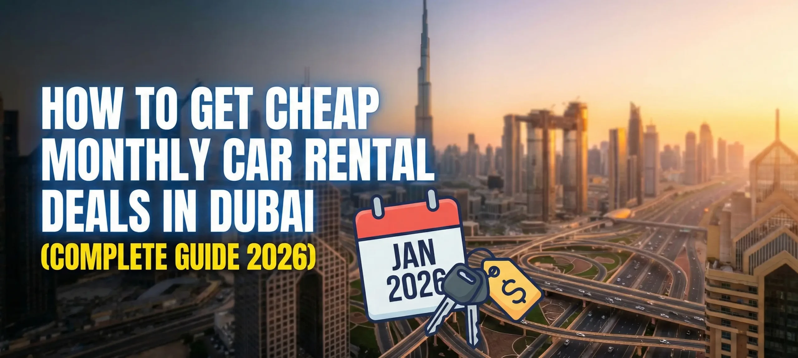 How to Get Cheap Monthly Car Rental Deals in Dubai (Complete Guide 2026)